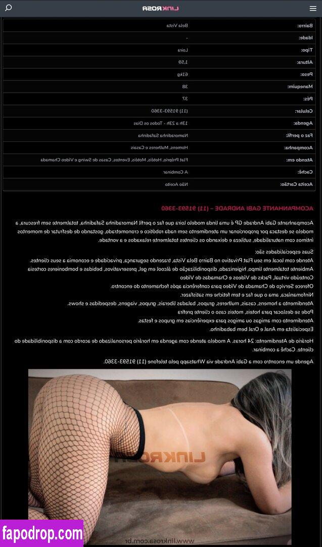 Gabi Andrade / Gabiandradeoficial / _gabiandradee leak of nude photo #0004 from OnlyFans or Patreon