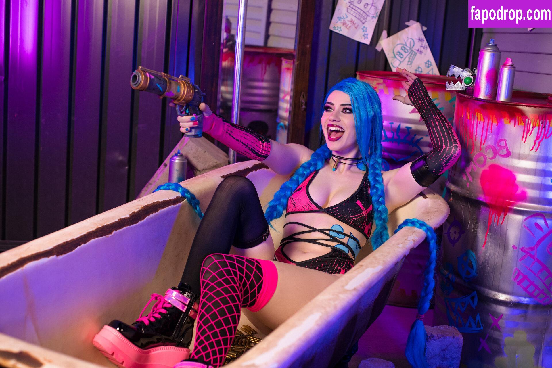 Jinx Cosplay Arcane / LeagueLegends / jinxedyumeria слитое обнаженное фото #0008 с Онлифанс или Патреон