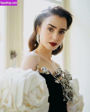 Lily Collins leak #0405