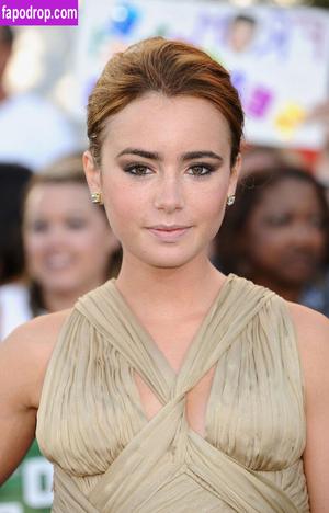 Lily Collins leak #0465