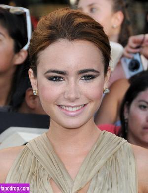 Lily Collins leak #0466