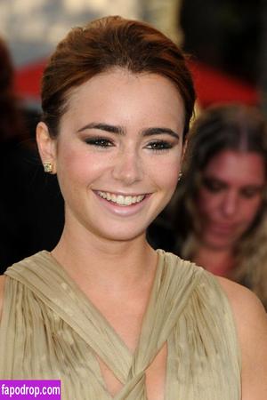 Lily Collins leak #0468