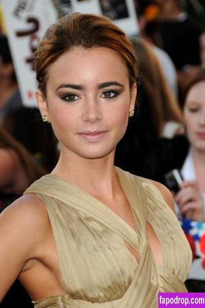 Lily Collins leak #0469