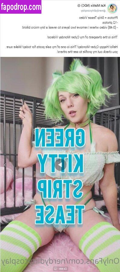 nerdydirtycosplay / Kat Mattix / nerdydirtyplay слитое обнаженное фото #0289 с Онлифанс или Патреон