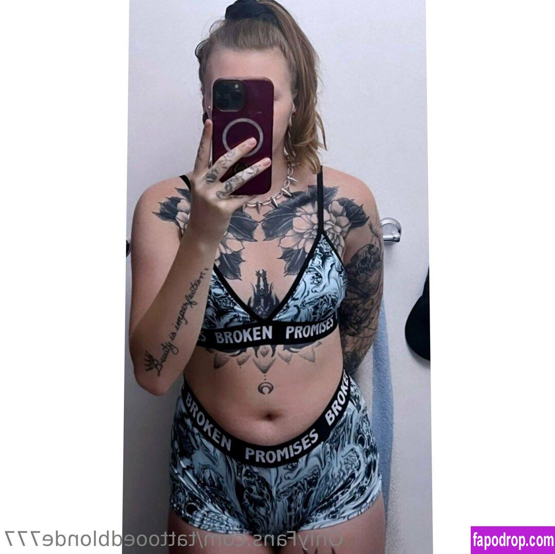 tattooedblonde777 /  leak of nude photo #0025 from OnlyFans or Patreon